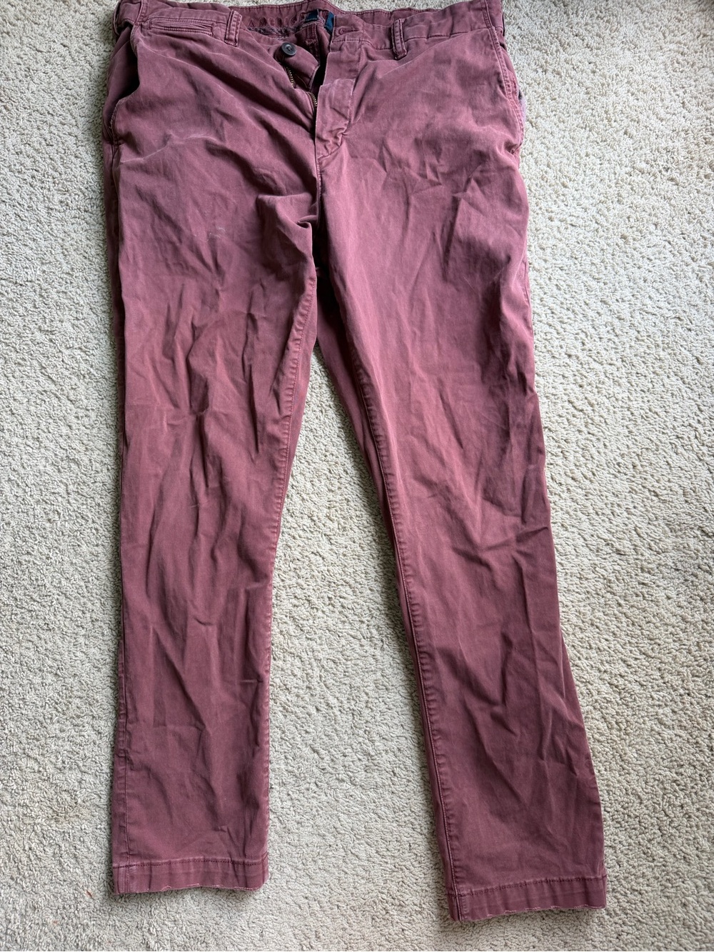 American Eagle Outfitters Slim Skinny Pants in Mauve